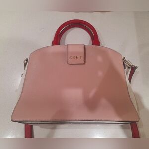 DNKY PINK WHITE AND RED SHOULDER BAG + STRAP BRANG NEW BAG